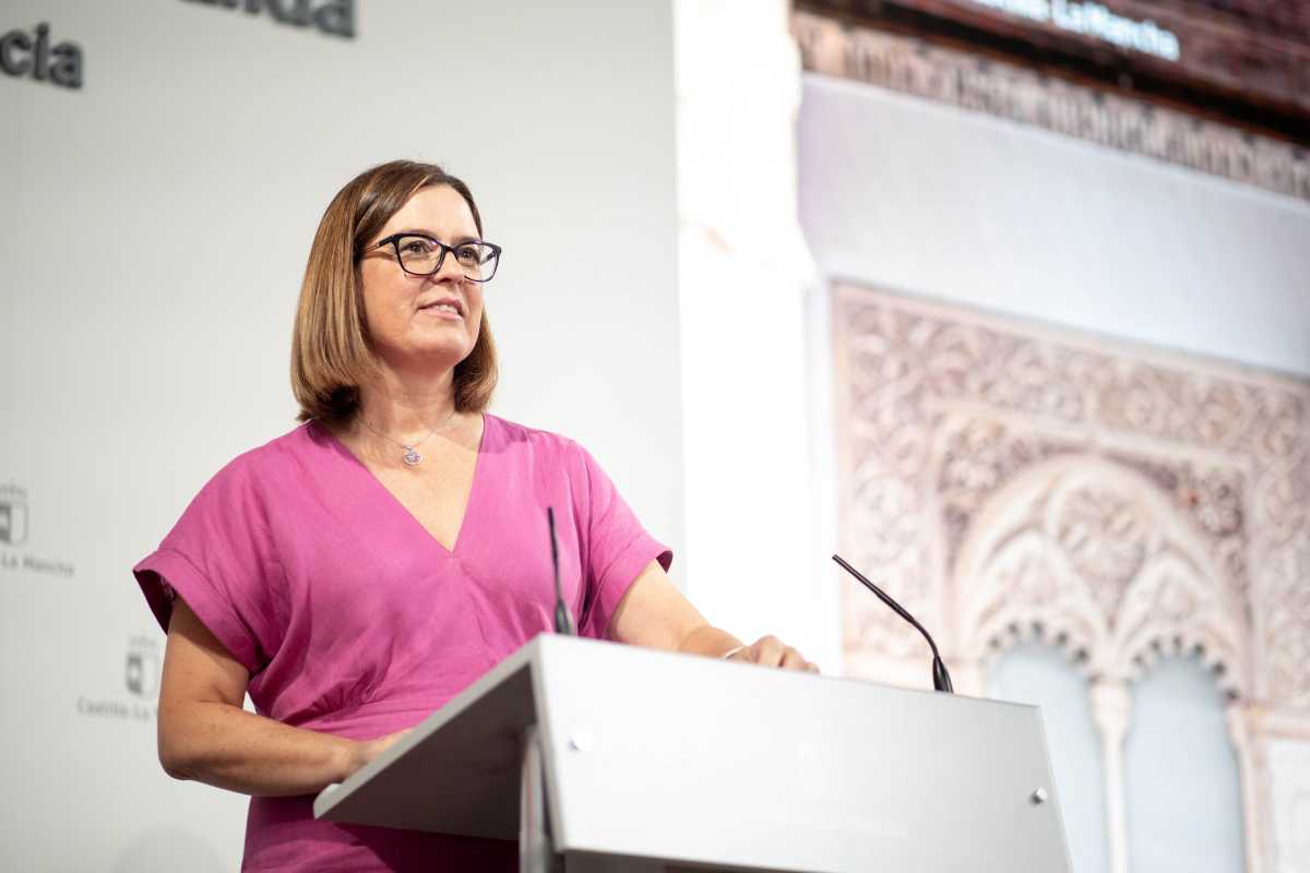 La consejera portavoz del Gobierno de Castilla-La Mancha, Esther Padilla.