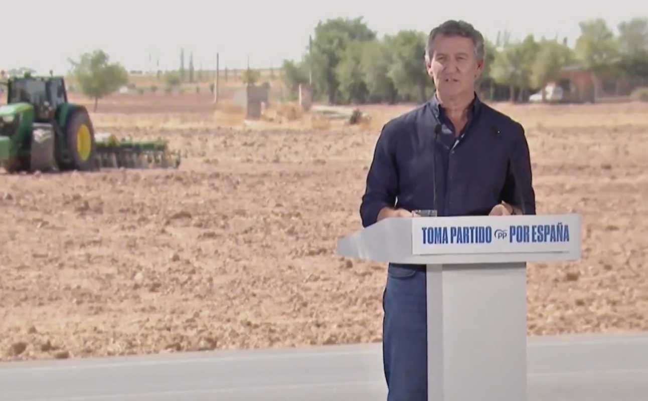 El presidente del PP, Alberto Núñez Feijóo.