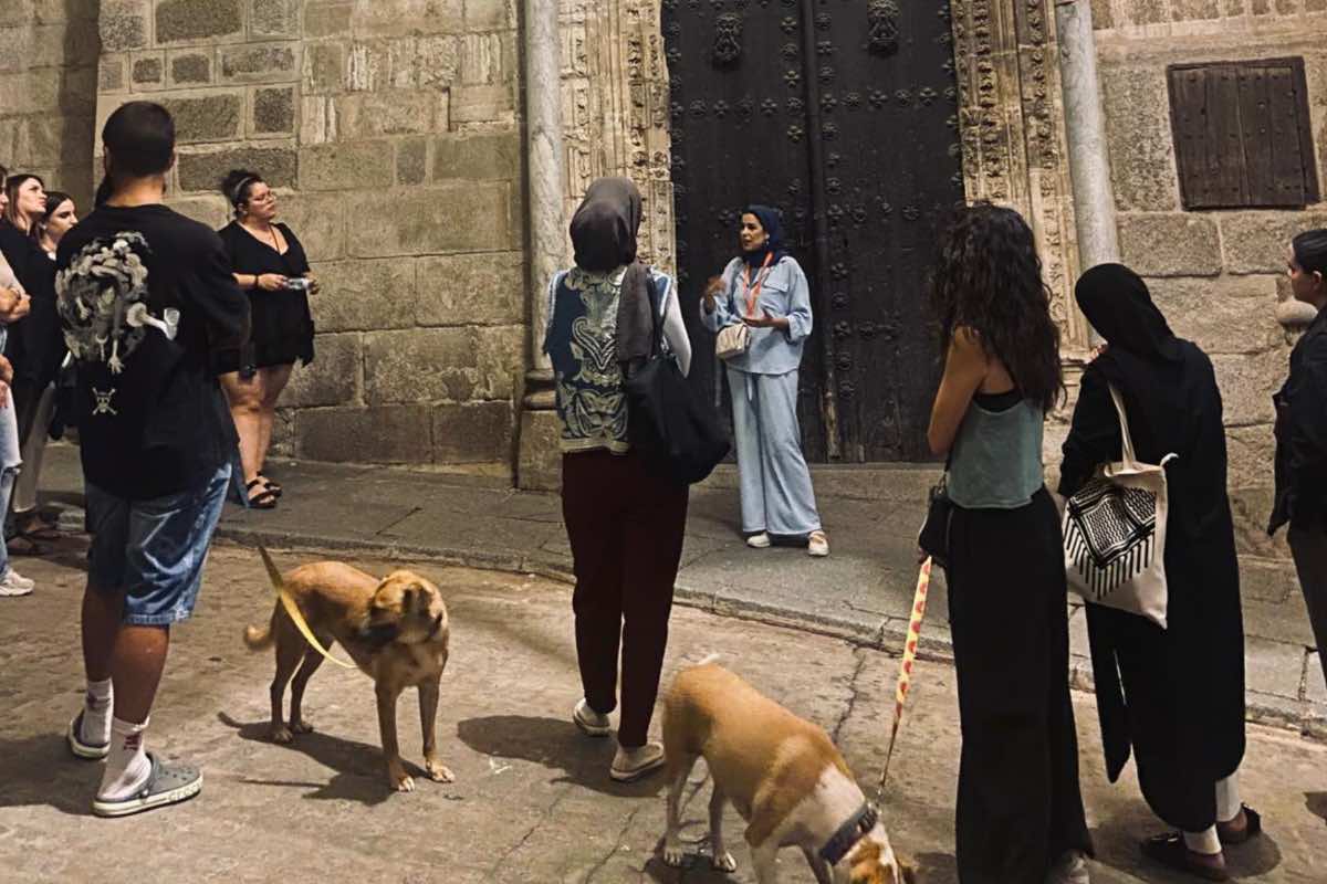 Cristina Aicha en una ruta por Toledo