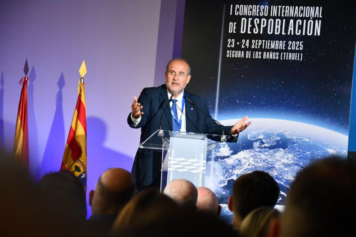 Martínez Guijarro, en el Congreso Internacional de Despoblación.