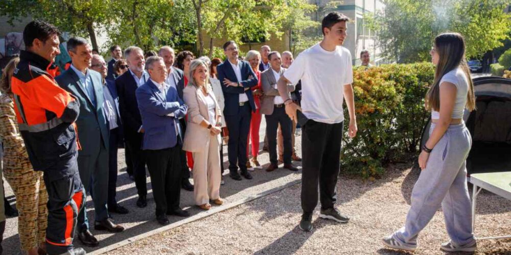 Alumnos del ciclo de Formación Profesional de Emergencias y Protección Civil del IES 'Fernando Zóbel'