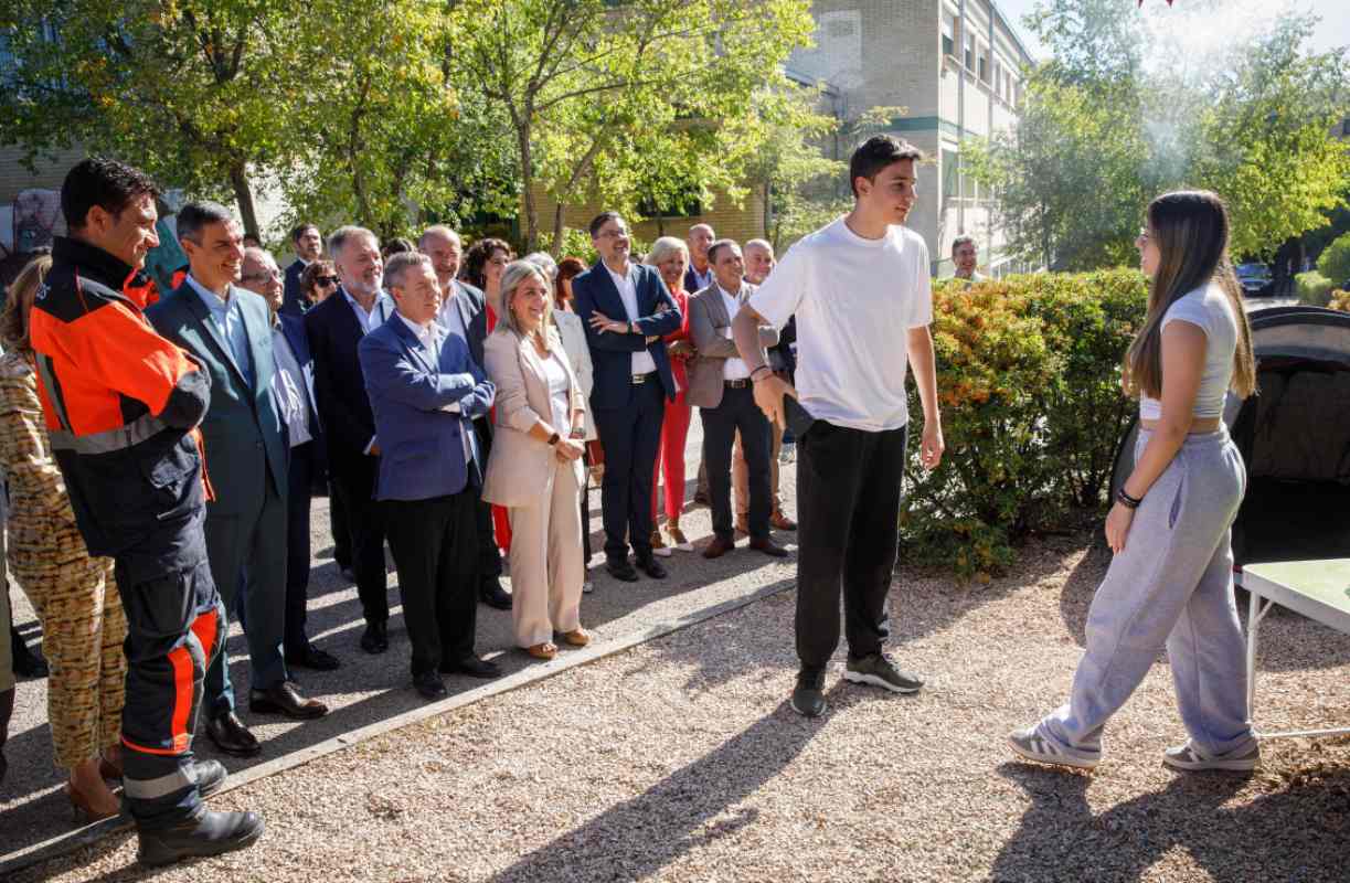 Alumnos del ciclo de Formación Profesional de Emergencias y Protección Civil del IES 'Fernando Zóbel'