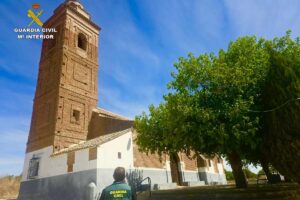 Iglesia de San Blas en Cebolla (Toledo). Foto: Guardia Civil