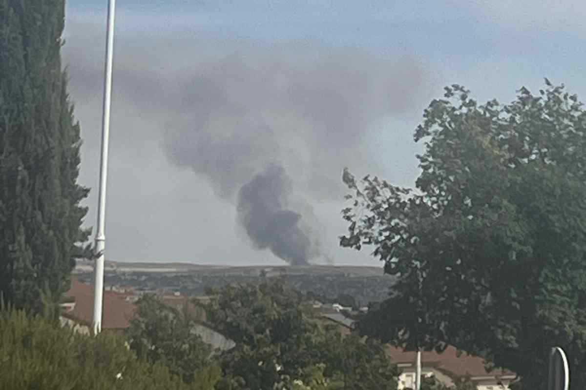 Incendio forestal en Nambroca (Toledo).