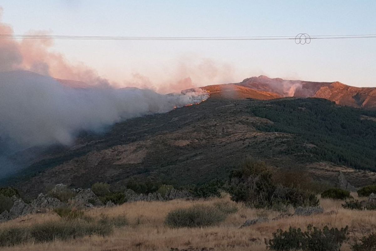Incendio Peñalba de la Sierra Foto: Infocam