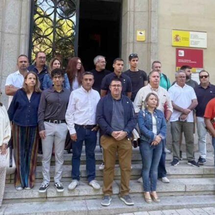 Manifestación por la reducción de la jornada laboral en Albacete.