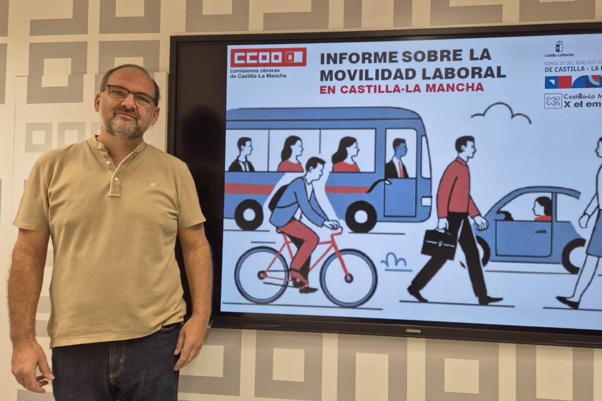 El secretario regional de Política Institucional y Desarrollo Territorial de CCOO, José Manuel Muñoz