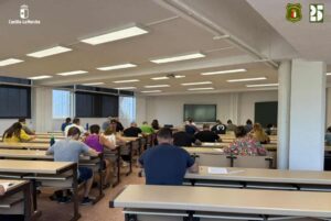 Imagen del los exámenes a Cuerpo de Agentes Medioambiental de la Junta de Comunidades de Castilla-La Mancha.