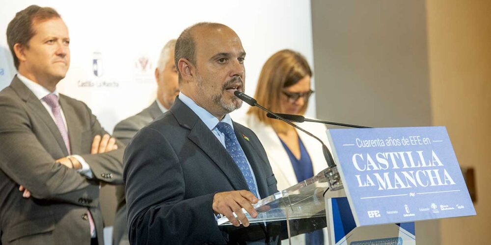 Pablo Bellido, presidente de las Cortes de Castilla-La Mancha. Foto: Rebeca Arango.