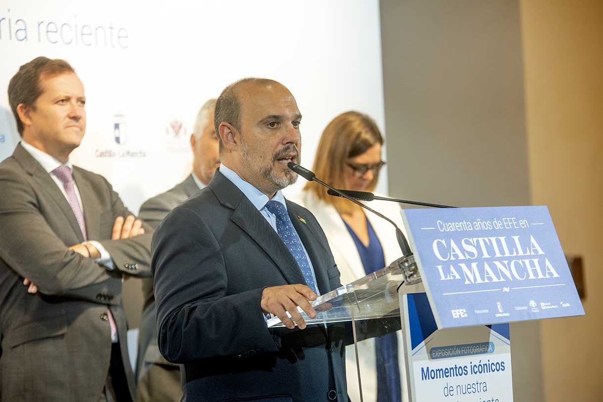 Pablo Bellido, presidente de las Cortes de Castilla-La Mancha. Foto: Rebeca Arango.