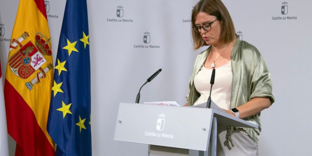 Esther Padilla, consejera portavoz del Gobierno de CLM.