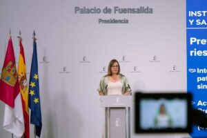 La consejera portavoz del Gobierno de Castilla-La Mancha, Esther Padilla