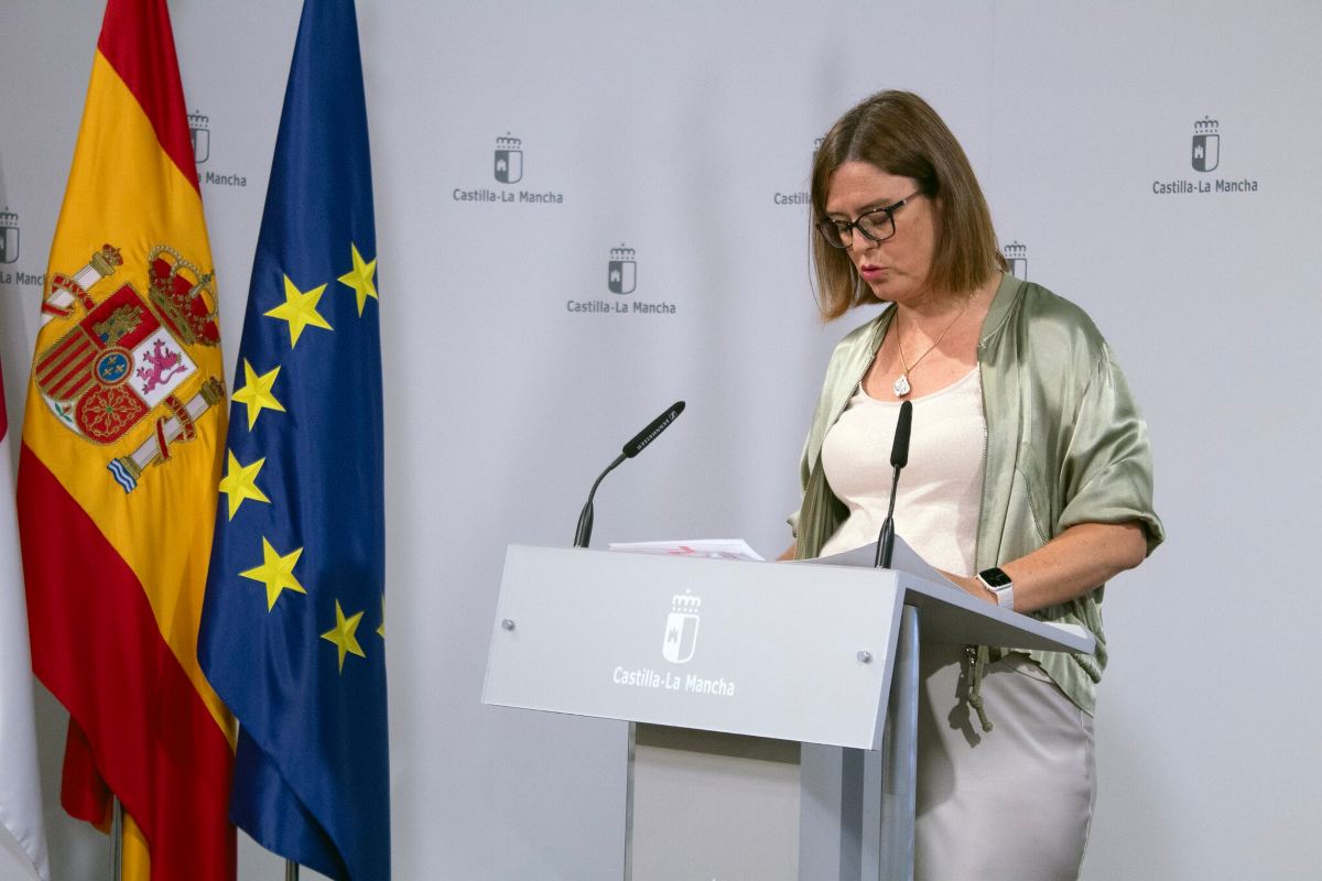 Esther Padilla, consejera portavoz del Gobierno de CLM.