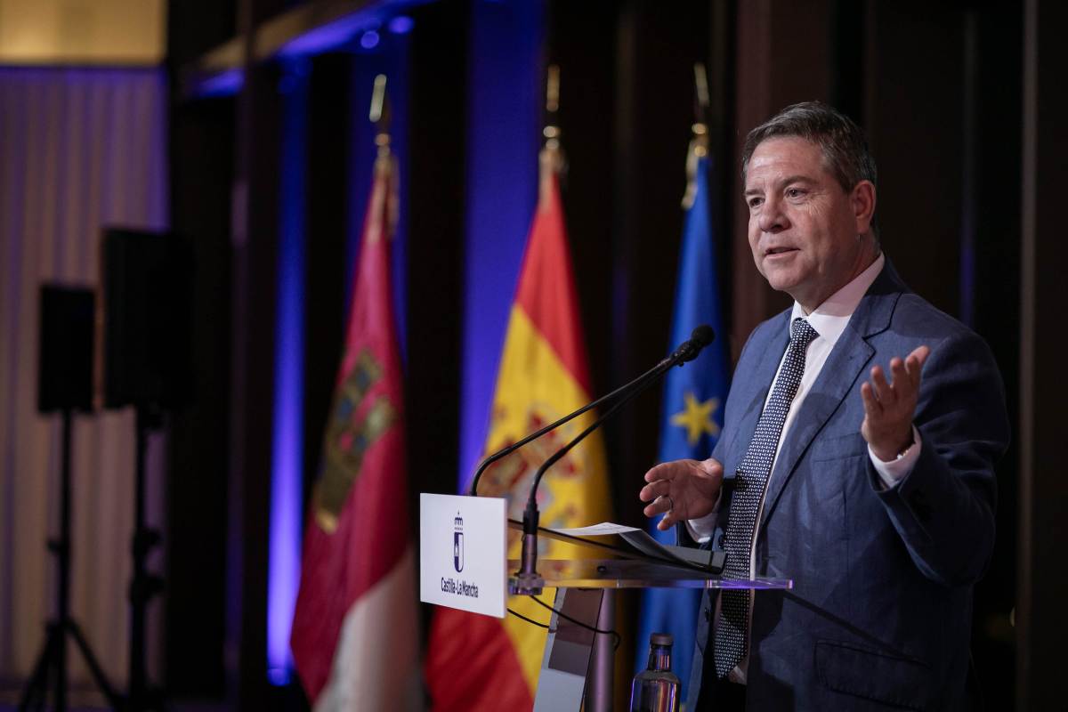El presidente de Castilla-La Mancha, Emiliano García-Page.