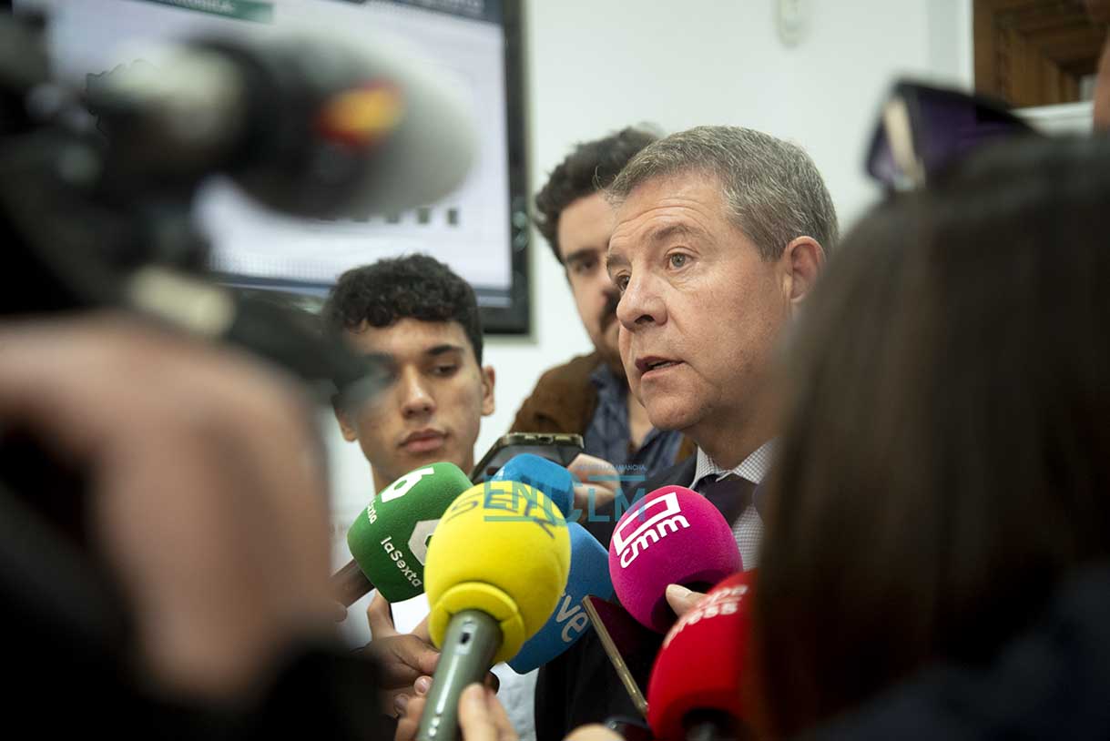 Emiliano García-Page. Foto: Rebeca Arango.