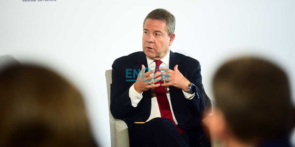 Emiliano García-Page, presidente de Castilla-La Mancha. Foto: Rebeca Arango.