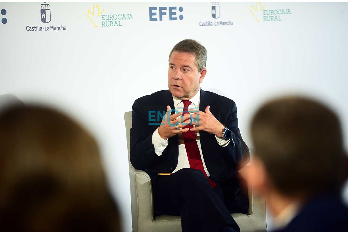 Emiliano García-Page, presidente de Castilla-La Mancha. Foto: Rebeca Arango.