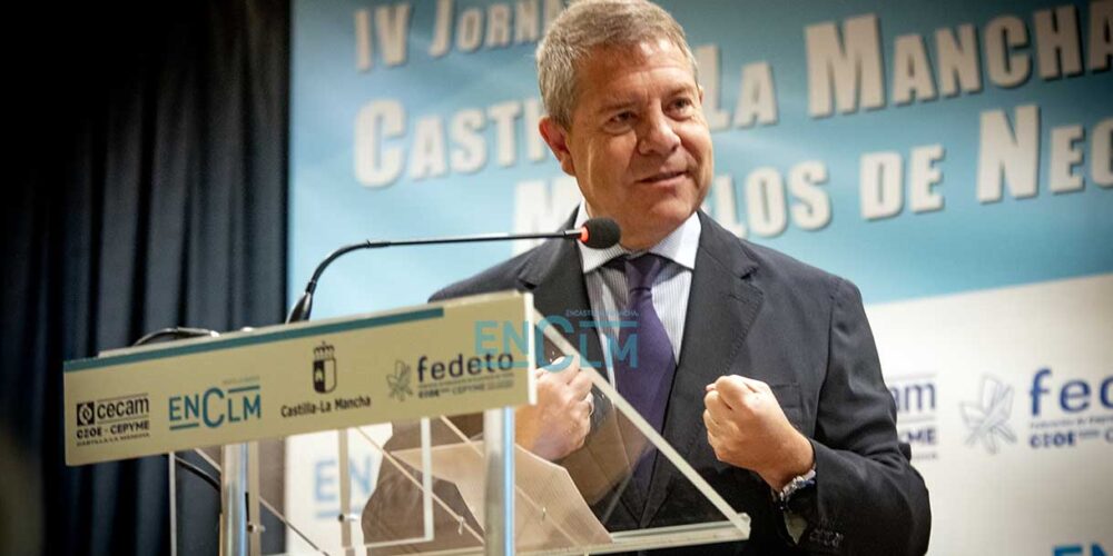 El presidente de Castilla-La Mancha, Emiliano García-Page. Foto: Rebeca Arango.