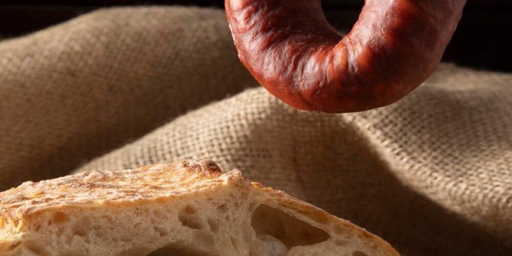 Foto de pan y chorizo
