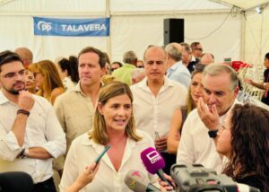 La secretaria general del PP de Castilla-La Mancha y portavoz parlamentaria, Carolina Agudo.