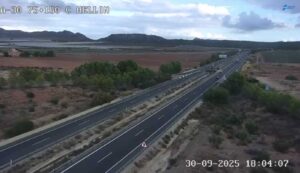 Imagen de A-30, a su paso por Hellín.