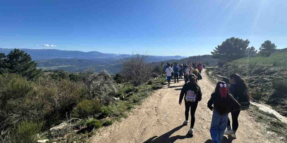 Programa de senderismo didáctico de la Diputación de Toledo.