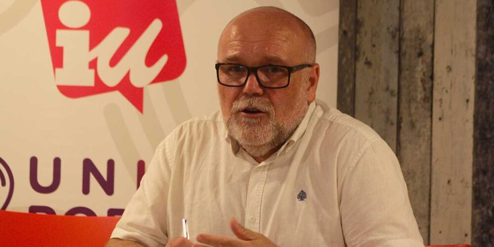 Txema Fernández, el portavoz de IU-Podemos en el Ayuntamiento de Toledo.