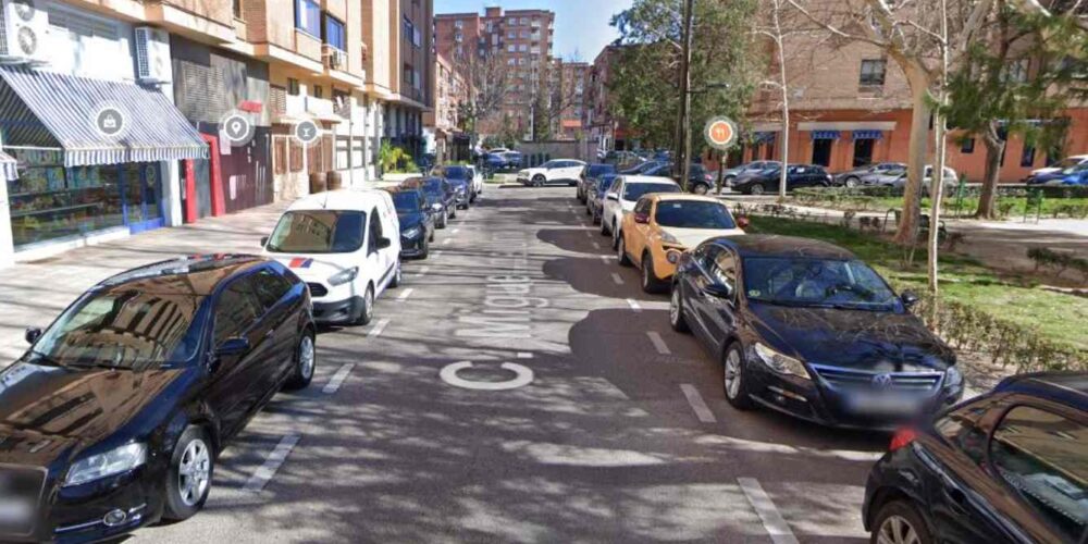 Calle Miguel de Unamuno de Talavera, donde se produjo una agresión con arma blanca.
