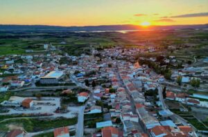 Vista aérea de Villalba del Rey (Cuenca). Foto: Samuel Alcocer.