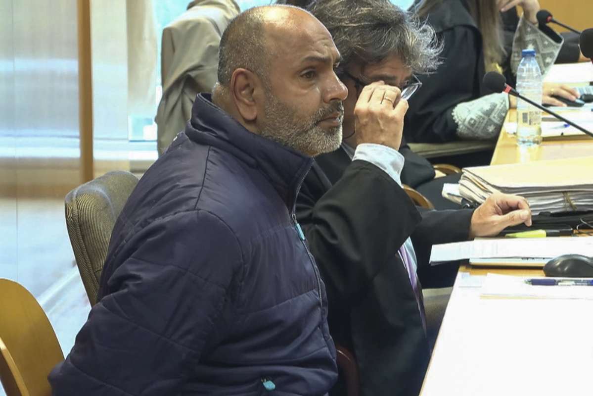 El asesino confeso durante la celebración del juicio en la Audiencia Provincial de Madrid