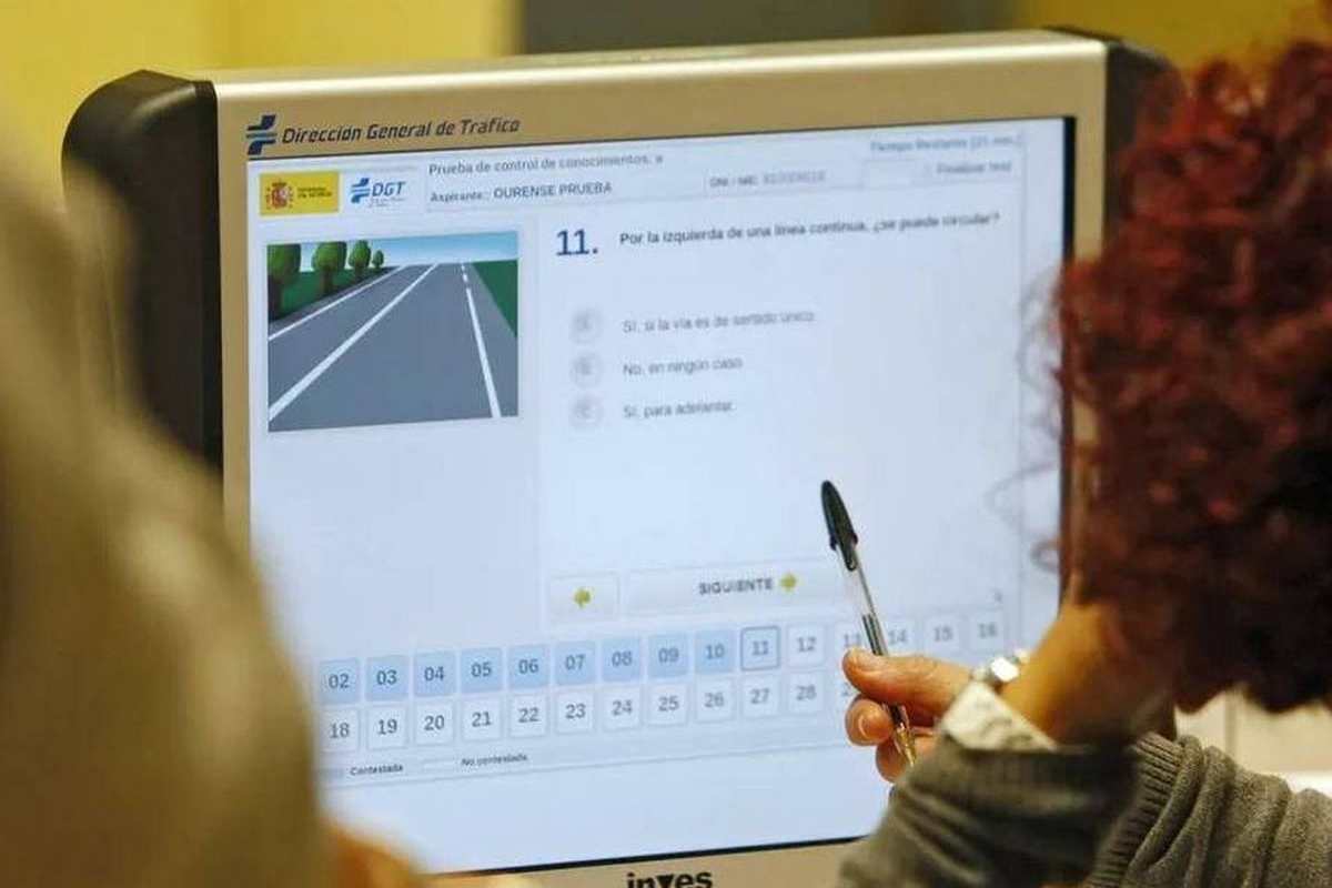 Examen de conducir de la DGT