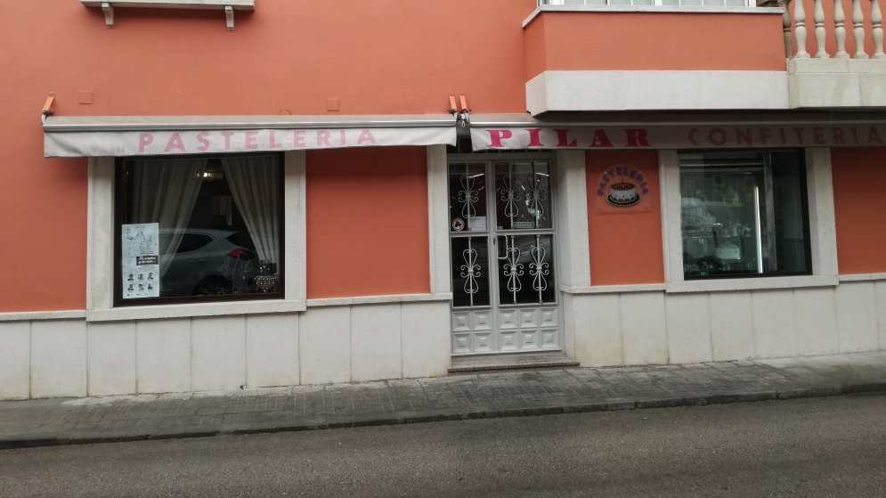 Fachada de la Pastelería Pilar