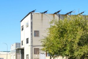 Fachada de la planta de Socuéllamos donde se produjo el trágico suceso