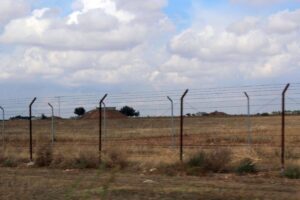 Imagen de la misteriosa finca 'El Doctor', ubicada en la carretera que va de Daimiel a Valdepeñas