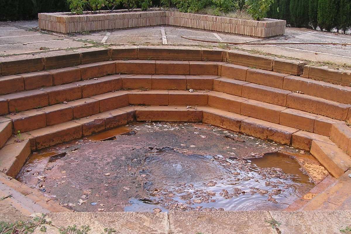 Imagen de los hervideros de Villar del Pozo