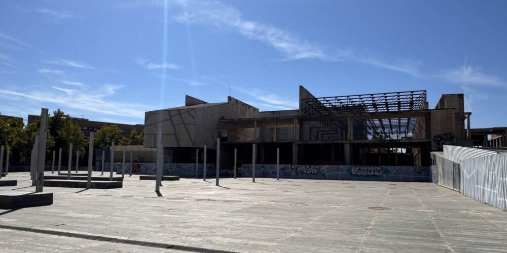 Imagen del 'esqueleto' del teatro-auditorio de Ciudad Real