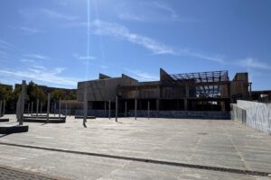 Imagen del 'esqueleto' del teatro-auditorio de Ciudad Real