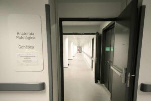 Laboratorio de Anatomía Patológica, en el Hospital Universitario de Toledo.