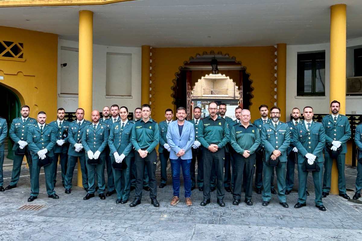 Los nuevos agentes que se incorporan a la Comandancia de Ciudad Real