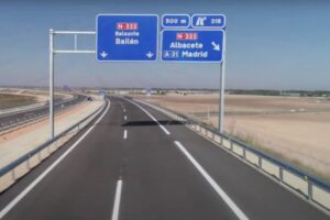 Imagen de la autovía A-32 en la provincia de Albacete: Foto: Ministerio de Transportes