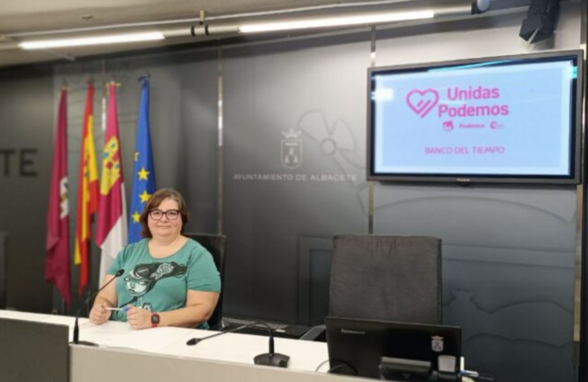 La portavoz de Unidas Podemos en Albacete, Nieves Navarro