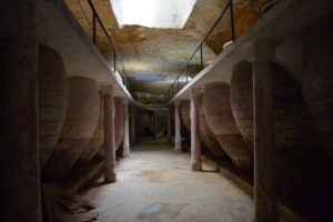 Una de las cuevas subterráneas de Tomelloso