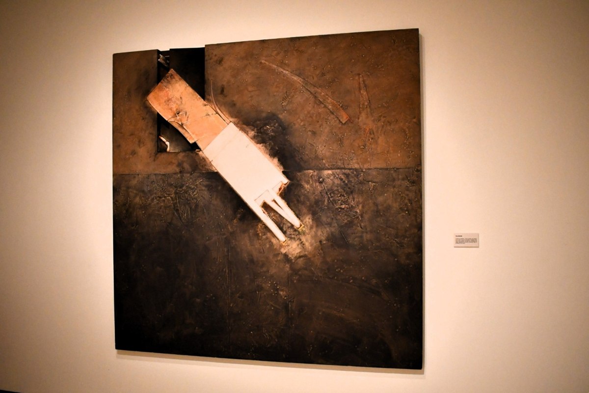 Una de las obras que se pueden observar en la exposición
