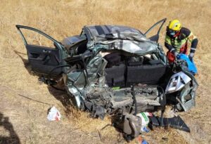 Imagen del accidente.