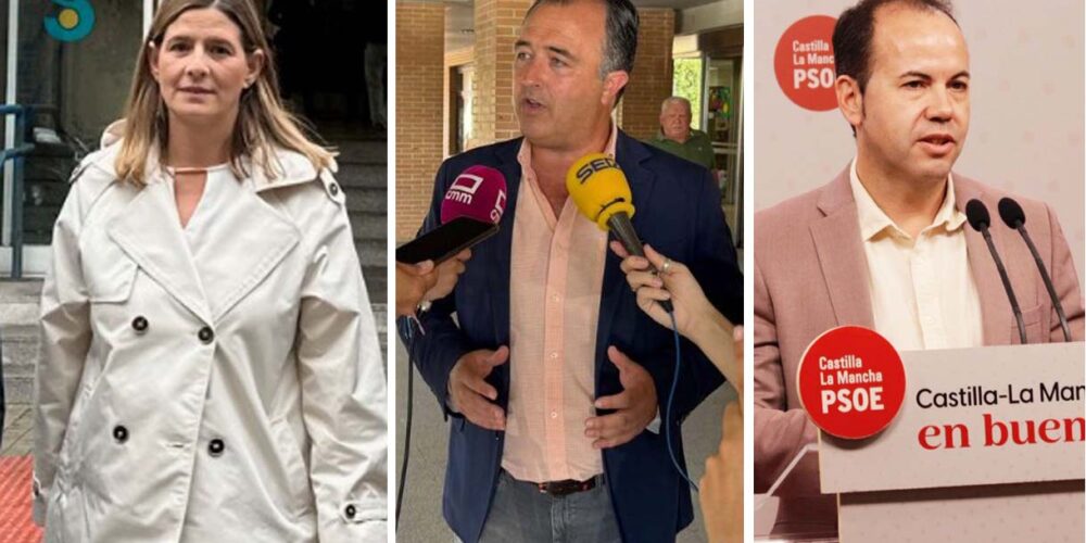 Carolina Agudo, David Moreno y Sergio García Navas