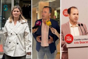 Carolina Agudo, David Moreno y Sergio García Navas