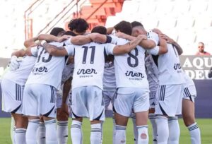 El Albacete sacó petróleo de su visita a Castellón. Foto de archivo del Albacete.