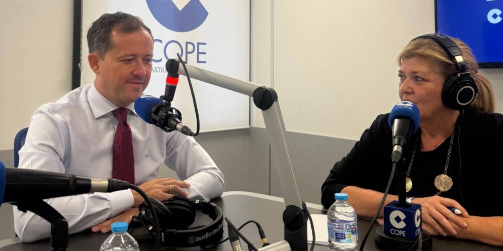 Carlos Velázquez, durante la entrevista en la COPE.