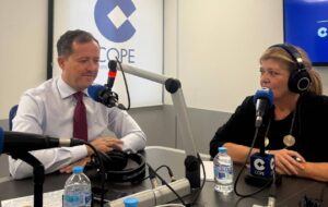 Carlos Velázquez, durante la entrevista en la COPE.