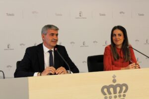 Álvaro Gutiérrez y María Castaño desbrozaron las inversiones del Gobierno regional en la provincia de Toledo en 2026.